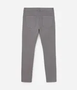 Pantalón skinny de sarga color beige, de corte ajustado y tiro medio, con bolsillos laterales y traseros de la marca Blue Steel.