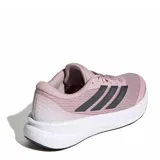 Championes de running Adidas Runfalcon 6 W, color lila con las tres tiras características de la marca en los laterales y entresuela de EVA con tecnología Cloudfoam.