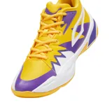 Championes de básquet Puma Genetics Men, color celeste con detalles en azul y blanco.