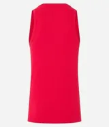 Musculosa masculina de cuello redondo, confeccionada en tejido acanalado de algodón con mezcla de poliéster y elastano. Diseño básico sin estampa, ideal para uso diario.