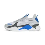 Championes Puma RS-X Geek de estilo retro futurista, con exterior de mesh y capas superpuestas de PU. Suela de goma y formstrip de PUMA con líneas tridimensionales en el lateral interior y exterior.