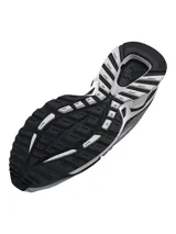 Championes Under Armour modelo HOVR Apparition, con diseño retro inspirado en el running. Presentan una parte superior de malla transpirable con refuerzos de cuero sintético en color plateado, logo de la marca en el lateral y entresuela con tecnología de amortiguación UA HOVR.