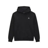 Canguro con capucha Jordan, color negro, con bolsillo frontal tipo canguro y logo Jumpman bordado en blanco en el pecho.