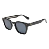 Lentes de sol I-Sea modelo Palmer, con armazón de acetato negro de forma clásica y lentes oscuras polarizadas.