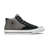 Championes Converse Chuck Taylor All Star Malden Street Mid, calzado de caña media en color negro y gris con suela blanca y puntera de goma.