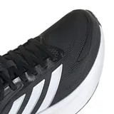 Championes Adidas Response 2 M para running, color negro con las tres tiras características en blanco y suela con amortiguación Cloudfoam.