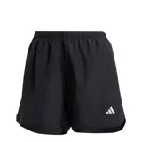 Short deportivo Adidas modelo Run It, color negro, con cintura elástica y logo de la marca estampado en el frente.