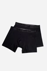 Pack de bóxers de algodón con elástico en la cintura con el logo de la marca estampado.