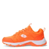 Championes Lotto Hockey color naranja con detalles en blanco.