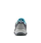 Championes de senderismo Columbia Firecamp Fleece III, color gris grafito con detalles en celeste. Presentan un diseño resistente con forro polar interior, entresuela TechLite para amortiguación y suela Omni-Grip para tracción en diversos terrenos.