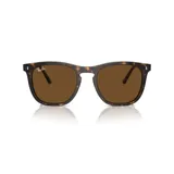 Lentes de sol Ray-Ban modelo RB 2210/53 col 902-57, con montura de acetato color carey y lentes marrones.
