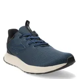Championes deportivos Topper modelo Split Stab, de color azul con suela de goma en tono crema y detalles en negro. Presentan un diseño de malla transpirable, cierre con cordones y refuerzos sintéticos laterales con el logo de la marca.