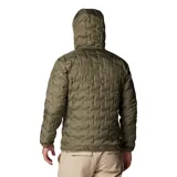 Campera técnica con capucha, confeccionada con tecnología HeatSeal™ de construcción sin costuras y aislamiento de plumón de 650 fill power. Presenta forro termorreflectante Omni-Heat™ y tratamiento exterior Omni-Shield™ repelente al agua y a las manchas. Incluye cierre frontal completo, bolsillos laterales con cremallera y protección en la barbilla.