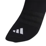 Pack de tres pares de medias invisibles Adidas Sportswear Thin&Light, con diseño ligero y refuerzo en el arco plantar. Incluye un par negro, un par gris melange y un par blanco, cada uno con el logo de la marca en la puntera.