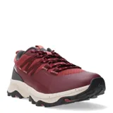 Championes Merrell color rojo y gris, con cordones.