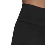 Calza corta de ciclismo Adidas Adicolor Essentials, color negro, de tiro alto y corte ajustado.