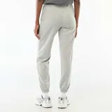 Pantalón de chándal gris melange, de corte jogger con puños elásticos en los tobillos y cintura elástica ajustable.