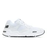 Championes New Balance modelo ML426LA1, completamente blancos, con diseño de running retro y logo 'NB' en el lateral.