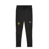 Pantalón deportivo Puma del Club Atlético Peñarol, color negro, con cintura elástica, escudo del club en la pierna derecha y logo de la marca en la izquierda.