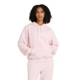 Canguro rosa de algodón con capucha y logo de New Balance estampado en el pecho.