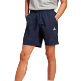 Short Adidas color azul marino con logo blanco, cintura elástica con cordón ajustable y tecnología Aeroready.