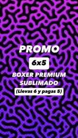 Boxer de lycra premium con diseño sublimado, confeccionado con un tejido suave y liviano que brinda soporte y comodidad.