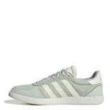 Championes Adidas Breaknet Sleek, color verde menta con las clásicas tres tiras de Adidas en blanco y suela de goma.