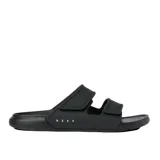 Sandalias Reef Oasis Adapt de goma color negro, con doble tira ajustable con velcro y logo de la marca en el lateral.