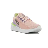Championes deportivos Fila Start, color rosa claro con detalles en lavanda, verde y violeta.