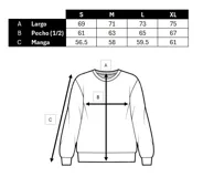 Buzo gris de corte oversize con efecto acid wash, cuello redondo y puños y cintura acanalados.