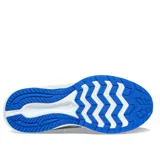 Championes Saucony Cohesion 16 de running, color gris con detalles en rosa y azul.