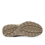 Championes de trekking Columbia modelo Crestwood Waterproof, color beige con detalles en blanco. Confeccionados en una combinación de cuero y malla, cuentan con tecnología impermeable Omni-Tech, entresuela TechLite para amortiguación y suela Omni-Grip para tracción en diversos terrenos.