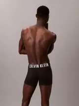 Pack de tres calzoncillos tipo boxer brief de la colección Intense Power de Calvin Klein, confeccionados en mezcla de algodón y elastano. Presentan un diseño minimalista con cintura elástica distintiva de la marca con el logo estampado.