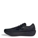 Championes de running Adidas Zenboost M, de color negro, diseñados con mediasuela BOOST+ para mayor amortiguación y retorno de energía. Presentan un diseño aerodinámico con las clásicas tres tiras de la marca en el lateral.
