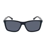 Lentes de sol INVU modelo IB22463C, con montura cuadrada color azul y negro, y lentes polarizadas.