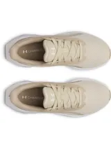Championes de running Under Armour Ascend, color beige con entresuela blanca y detalles en tostado. Confeccionados con malla transpirable y suela de goma resistente.