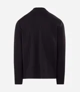 Remera térmica de manga larga Marfinno para hombre, en color marrón, con cuello alto tipo mock neck y diseño liso.