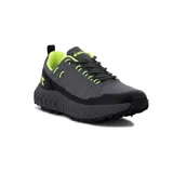 Championes Diadora Hiking Man Phuket, color gris con detalles en amarillo flúor, ideales para trekking.