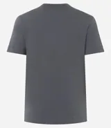 Remera básica de ribana marca Cortelle, color rosado, con cuello redondo y mangas cortas, confeccionada en algodón con elastano.