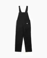 Mono color beige de corte recto, con cintura normal con cierre de botón, pierna recta de largo completo, dos bolsillos laterales oblicuos, dos bolsillos deslizantes en la parte inferior y bolsillo tipo canguro en la parte delantera.