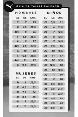 Championes de media caña Puma Rebound Lay Up, combinación de colores bordó, blanco y negro.