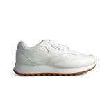 Championes deportivos American Sport modelo Otto, de diseño clásico en color blanco con suela de goma en tono caramelo.