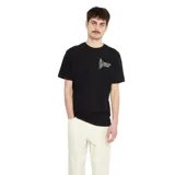 Remera Volcom ABG Eternal Stoke SST negra de manga corta, con diseño clásico y cómodo, confeccionada en algodón suave con estampa en el frente.