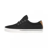 Championes Etnies Jameson 2 Eco, color negro con suela blanca.
