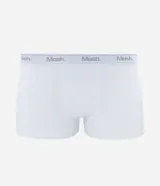 Kit de dos calzoncillos bóxer Mash, uno negro y otro gris, confeccionados en algodón con cintura elástica con logo de la marca.