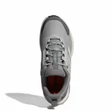 Championes de trail running Adidas Terrex Anylander, color gris con detalles en turquesa y suela en tono arena. Presentan diseño técnico con refuerzos en puntera y talón, cordones ajustables y logo Terrex en la lengüeta.