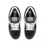 Championes Etnies Sal23 negros de gamuza con detalles en cuero sintético, cordones blancos y suela de goma.