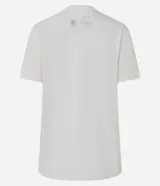 Remera de algodón color blanco, con cuello redondo, manga corta y estampado frontal de Hello Kitty con temática de tenis.