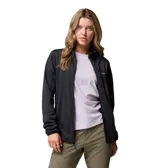 Campera polar Columbia con cierre frontal, cuello alto y bolsillo con cremallera en el pecho. Cuenta con tecnología Omni-Wick para absorción de humedad y secado rápido.