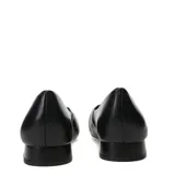 Zapatos de mujer Bottero color negro, de punta fina, diseño clásico y taco cuadrado bajo.